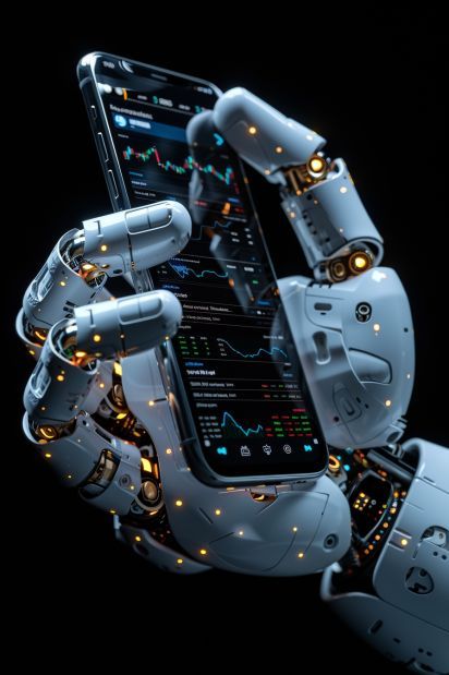 Robotic hand using an intelligent mobile automation interface